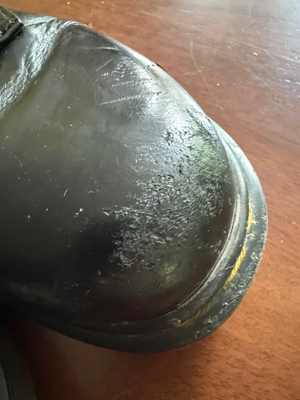 Vintage Dr. Martens Black Leather Lace-Up Ankle Shoes 1461 VTG 7 9 41 - Picture 16 of 17